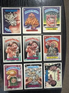 GARBAGE PAIL KIDS 9 CARD STICKER LOT - Picture 1 of 2