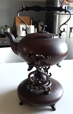 ANCIEN GRAND SAMOVAR FONTAINE A THE CHINE RUSSIE - Photo 1/4