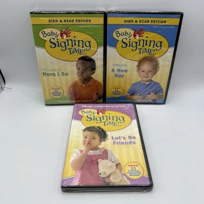 Baby Signing Time - Volumes 2, 3, 4 (DVD SEALED NEW) Rachel Coleman - Image 1 of 4