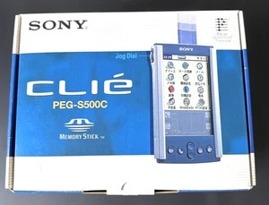 Stylet portable vintage 2000 Sony Clie Palm couleur tactile PEG-S500C Japon F/S - Photo 1 sur 16