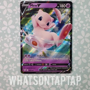 Tarjeta Pokémon Nueva V 069/189 Ultra Rara Espada Escudo Oscuridad En Llama Individuales LP - Imagen 1 de 2