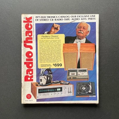 1975 Radio Shack Electronics Catalog • Stereos • Radios • Gadgets • Calculators - Image 1 of 4
