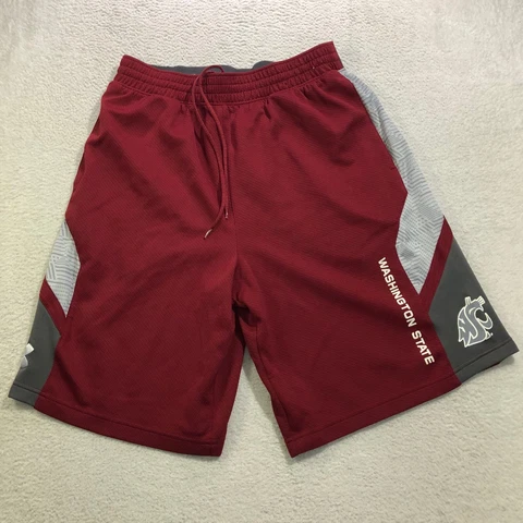 Under Armour Washington State Cougars Shorts Mens Medium Red NCAA Basketball Cover
