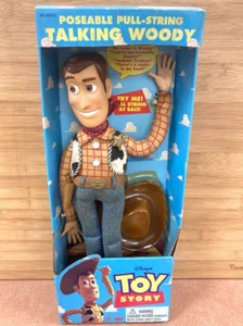 1st Edition 1995 Toy Story Poseable Pull-String Talking Woody Thinkway Unopened - Picture 1 of 7
