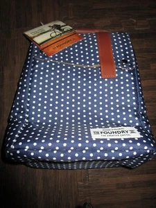 The Foundry Blue White Polka Dot Insulated Dyer Lunch Bag NWT - Picture 1 of 5