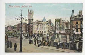 Postkarte Bristol, Straßenbahnzentrum, B143 - Bild 1 von 1