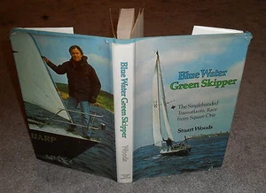 Stuart Woods - Blue Water Green Skipper - HB/DJ 1st ed 1977 - Scarce 1st book - Picture 1 of 6