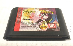 Sega Genesis Sylvester and Tweety in Cagey Capers Sega Genesis 1994 Time Warner