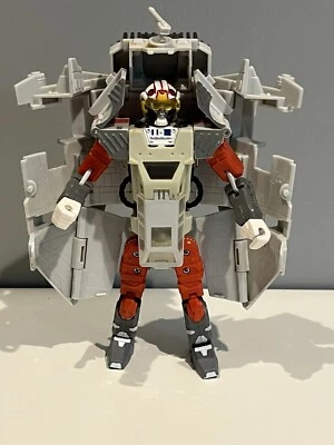 Star Wars Transformers - Figura Luke Skywalker Snowspeeder 2007 - No Completa Foto 1 de 4