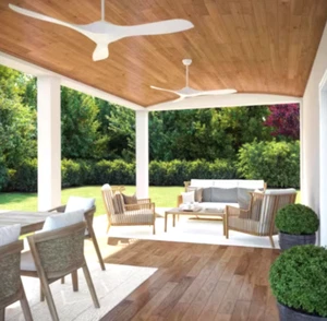 Big Ass Haiku Look for Less Smart Indoor Outdoor Ceiling Fan WHITE 52" - Picture 1 of 5