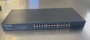 TP-Link TL-SG2424 Rackmontierbarer 24-Port Ethernet Switch mit 4 SFP Combo Slots - Bild 1 von 2