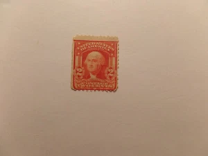 MCFSTAMPS 319 WASHINGTON  CARMINE TYPE 1 USED 1903 - Picture 1 of 2