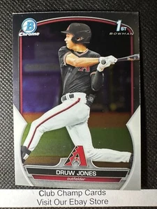 2023 #BCP-25 Druw Jones Bowman Chrome Baseball 1st Arizona Diamondbacks - Picture 1 of 2