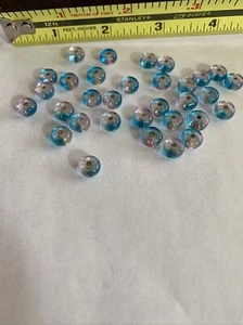 Lot of 32 Beads Blue New - Picture 1 of 6