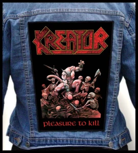 KREATOR - Pleasure To Kill --- Huge Jacket Back Patch Backpatch - Picture 1 of 3