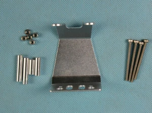 Achsschutzplatte für Axial SCX10 schwarz/silber - Bild 1 von 8