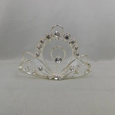 Tiara princesa de metal con joyas disfraz de Halloween tocado nupcial #6319 Foto 1 de 4