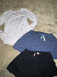 Lot 3 Pcs 7/8 Cat & Jack Skorts 1Black 1Blue Plus Bonus Free All In Motion Top - Picture 1 of 15