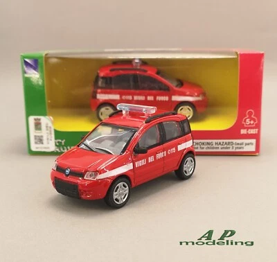 modellino auto  1/43 fiat panda vigili del fuoco pompieri modellini new ray - Immagine 1 di 4