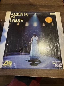 Aretha Franklin Aretha In Paris 1968 US 1st Press VINYL LP SD-8207 ATLANTIC - Picture 1 of 7