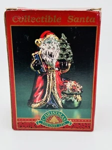 Christmas Fantasy LTD Dillard's Wonderland Santa Collection Keramik Weihnachtsmann 5" - Bild 1 von 7