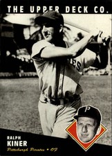 1994 Upper Deck All-Time Heroes Pittsburgh Pirates Baseball Card #49 Ralph Kiner