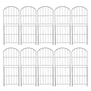 10pcs 36''x10ft Panels Garden Fence Fence Border Animal Barrie Garden Decor New - Picture 1 of 9