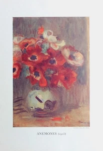 Pierre Auguste Renoir Heliogravure Limited Anemones 1921 - Bild 1 von 2