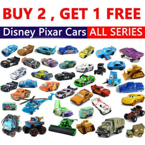 Disney Pixar Cars And Plane Lightning McQueen Mack Hauler Truck & Car Set Toys Cover