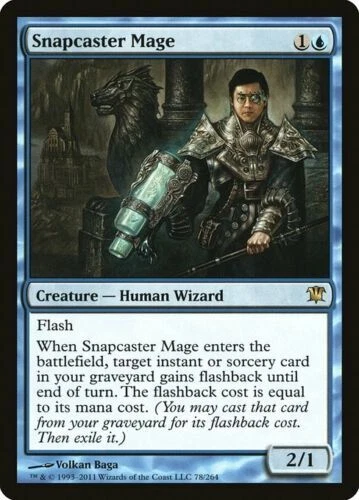 MTG FOIL Snapcaster Mage  – Innistrad Magic Card # 78 - Image 1 of 1