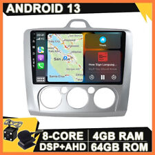 9'' Android13 Autoradio CarPlay Per Ford Focus Exi MT AT 2004-2011 Navi GPS 64GB