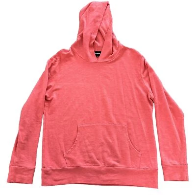 Monrow Pullover Sudadera con Capucha Super Suave Rayón Canguro Naranja Atletismo Pullover XL Foto 1 de 4