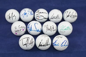 12 PGA signierte Golfbälle von John Deere Classic Tim Clark Pride Price Kelly + - Bild 1 von 7