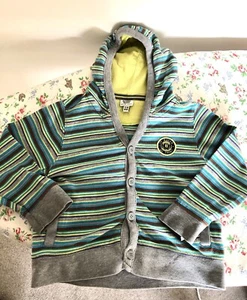 Smart Ted Baker Baby Boy hoodie 12-18 Months boy cardigan button down grey - Picture 1 of 3
