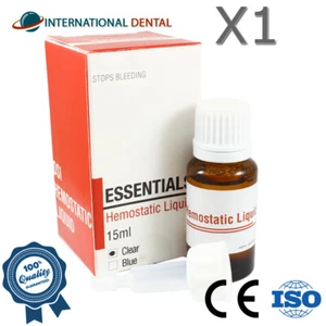 Material de agente líquido hemostálico transparente dental 15 ml cuidado de heridas Bl00d Stop - Imagen 1 de 4