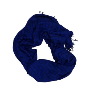 Versace Jeans Couture - Stola in poliestere blu turchese scuro e nero - Foto 1 di 4