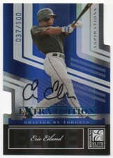 2007 Donruss Elite Extra Edition Signature Aspirations Eric Eiland RC Auto /100
