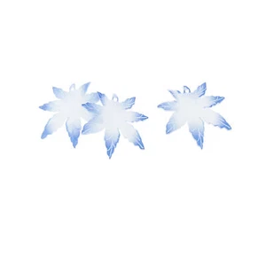 4 Marijuana Weed Leaf Acrylic Charms - K631 - Picture 1 of 3