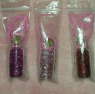 Fairy Dust Glitter-filled Glass Vial Necklace (Red)