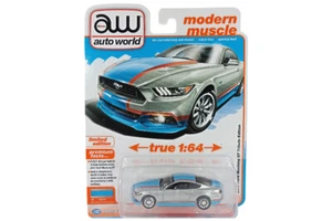 Autoworld AW64452A-3 Ford Mustang GT Tribute Edition silber/blau 2017 - Premium  - Picture 1 of 1