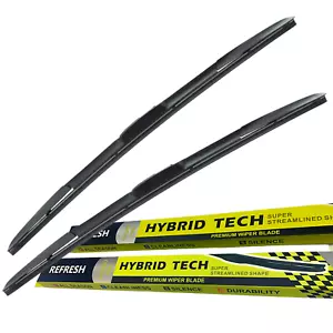 Fits Suzuki Sx4 S-Cross 2013-on Hybrid Wiper Blades Set Of Front 26" 14" HY-035 - Picture 1 of 10