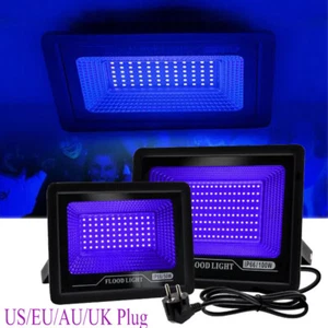 IP66 LED UV Black Light Ultraviolet Floodlight Sportlight Glow in The Dark Lamp - Picture 1 of 13