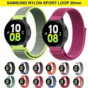 Samsung Galaxy Armband 7 6 5 4 Loop Sport Loop Watch 20mm Sportarmband Nylonband - Bild 1 von 44