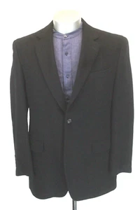 mens black Ralph Lauren Loro Piana Camel Hair blazer jacket sport suit coat 40 R - Picture 1 of 9