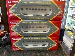 WILLIAMS~O GA ~ "LUXURY LINES" STREAMLINED ~3 CAR ADD-ON SET Electric Trainws - Picture 1 of 1