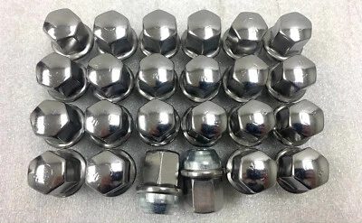 24 New Dodge Ram 1500 Factory OEM Polished Stainless 14x1.5 Lug Nuts Free Shipng - Image 1 of 3