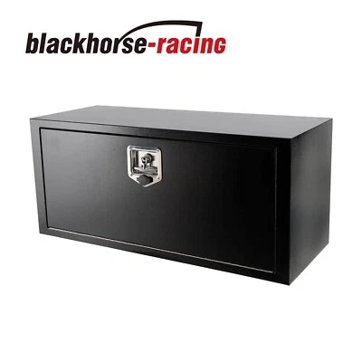 36 In. X 14 In. X 16 In. Black Underbody Truck Trailer Storage Tool Box w/Lock Foto 1 de 4