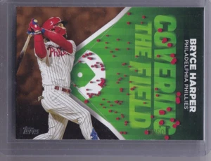 BRYCE HARPER 2024 TOPPS 2 COVERING THE FIELD GOLD #12/50 #CTF-6 PHILLIES - Picture 1 of 2