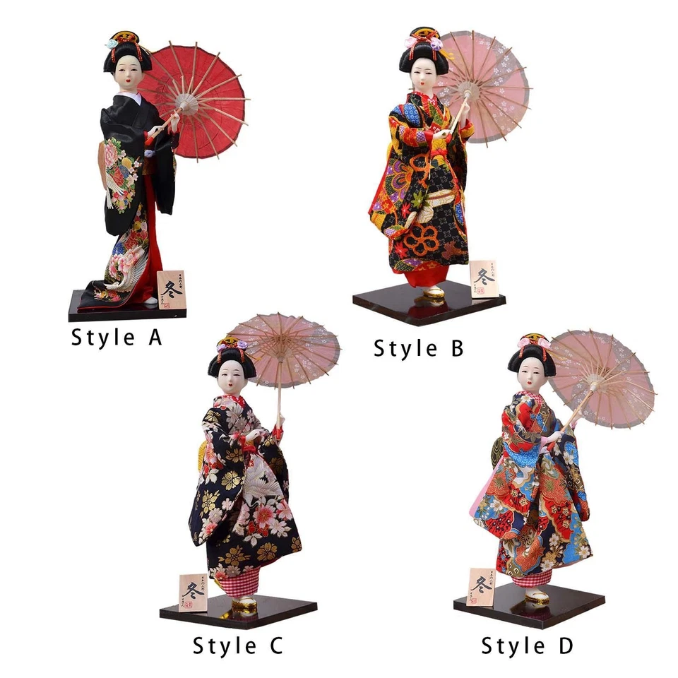 Japanische Geisha, 30,5 cm, orientalische Puppe, Sammlerfigur, asiatische - Bild 1 von 1