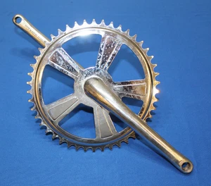 OEM Schwinn 26' Crankshaft & Sprocket 46 Tooth Corvette Jaguar & OTHERS 1969 - Picture 1 of 7